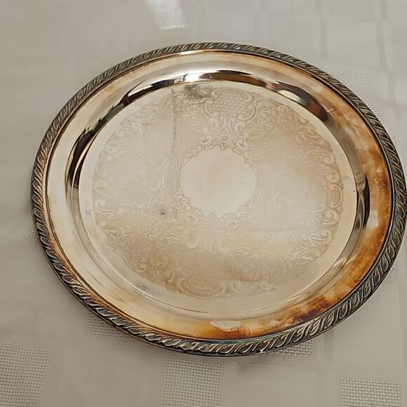 Star E.P Steel Silver Platter 13"-13" - Picture 13 of 16